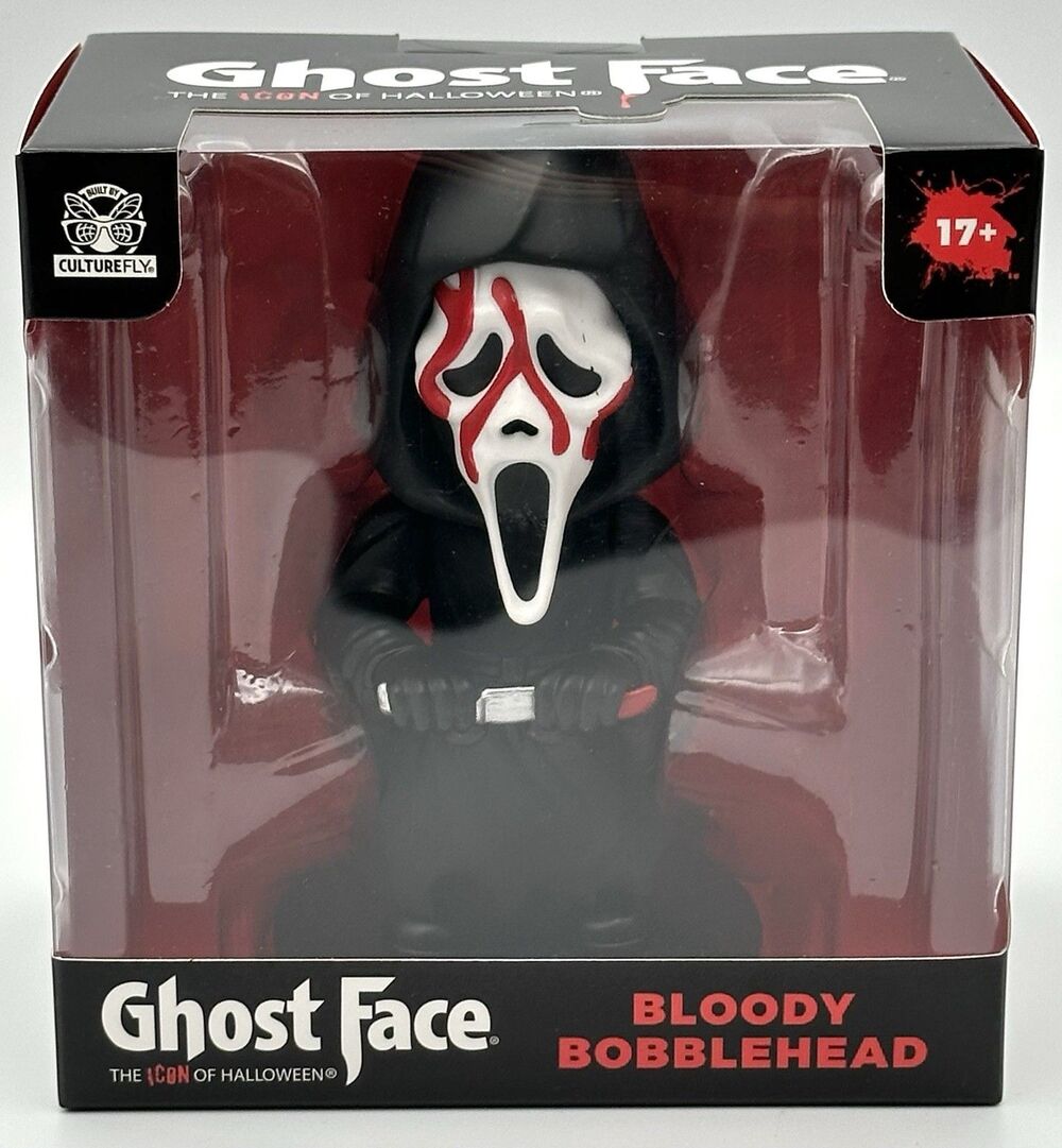 NIB CultureFly Scream Ghost Face Bloody Bobblehead Collectible Horror Figure - Picture 2 of 7
